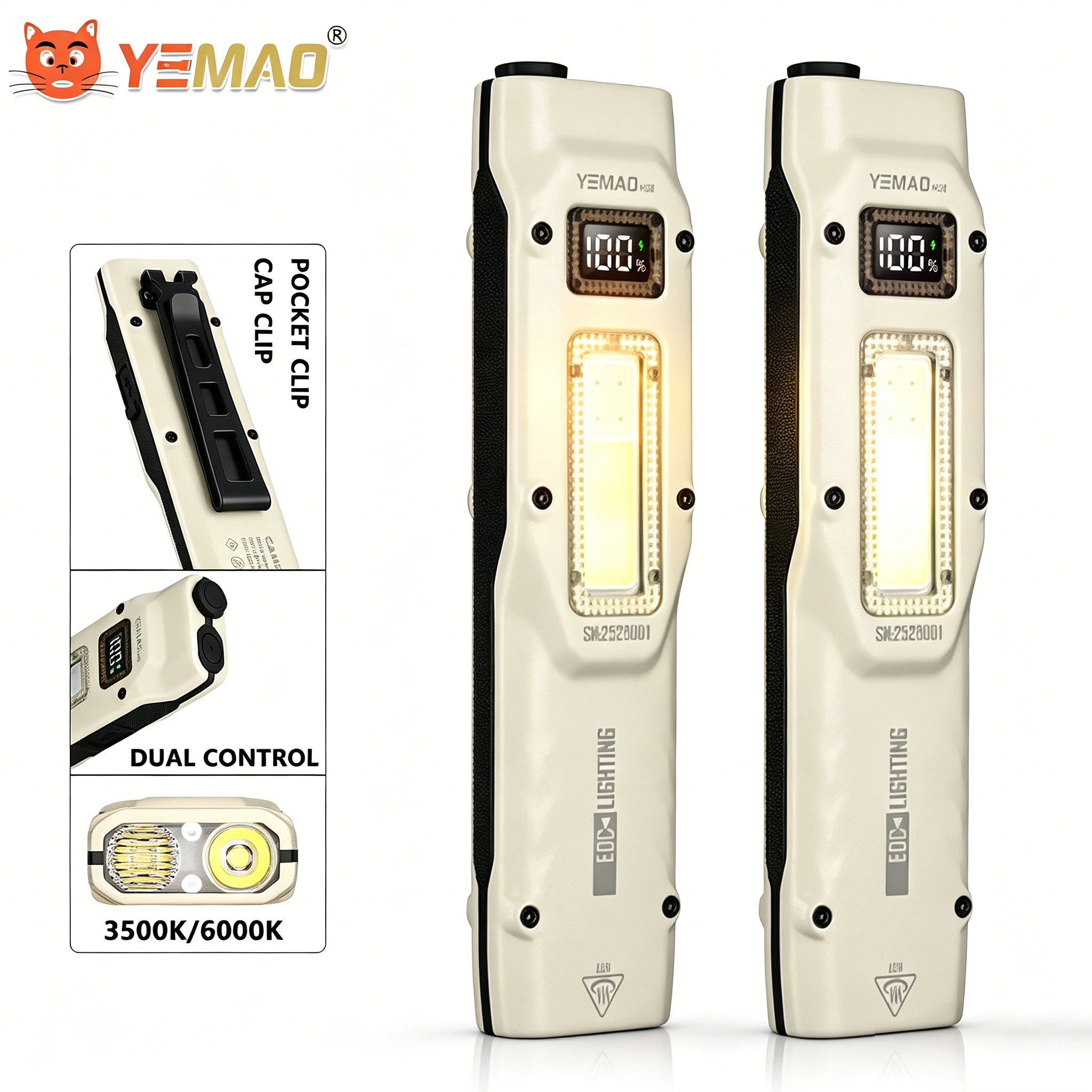 Outdoor Lighting Setup - Tragbare 880LM YEMAO M28 Ultradünne taktische