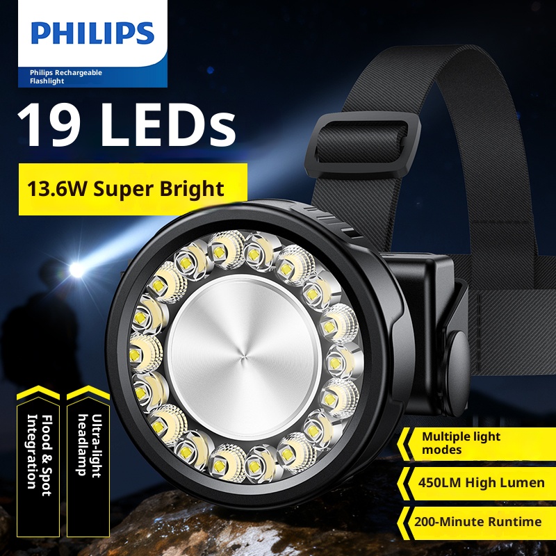 Outdoor Lighting Types - Philips LED-Scheinwerferbeleuchtung, 19 Lampenperlen, 450 lm,