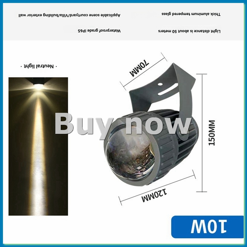 Outdoor Lighting Lux - LED-Gartenwandstrahler für den Außenbereich, 10 W,