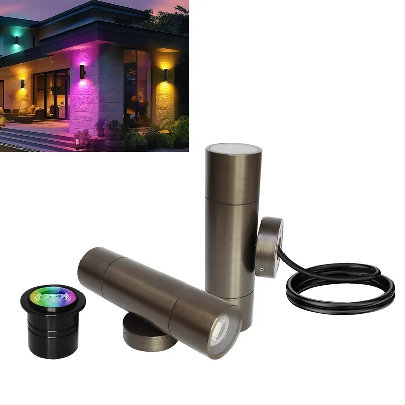 Wall Lighting Outdoor - Langlebige Messing-LED-Außenwandleuchte IP65 Wasserdichtes Design 12W
