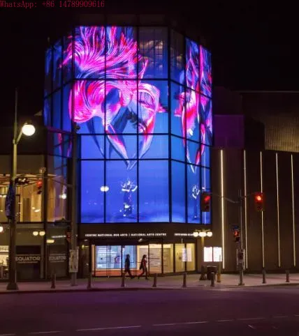Wall Lighting Outdoor - Superleichtes Transparentes LED-Display für Innen- und
