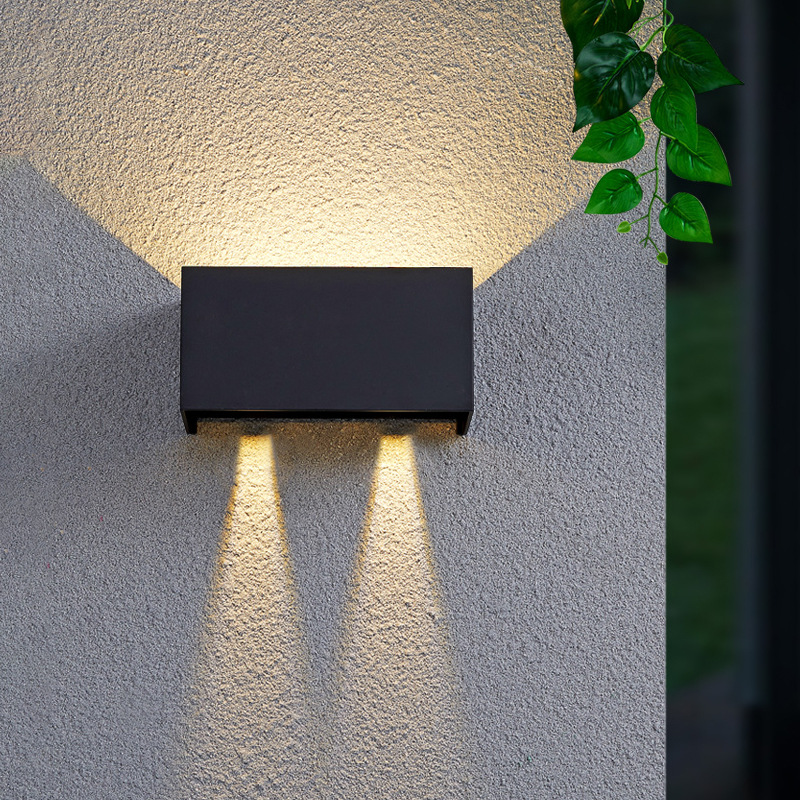 Outdoor Yard Lighting Fixtures - 12W LED Up Down Außen-/Innenwandleuchte Abstrahlwinkel