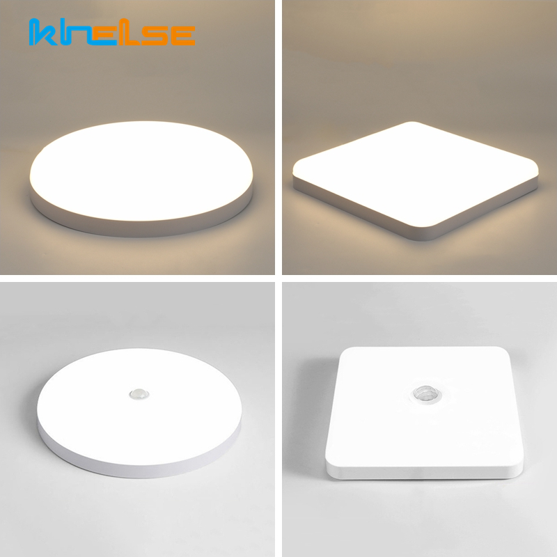 Outdoor Lighting Lux - Wasserdichte LED-Deckenleuchte mit PIR-Sensor, 20 W,