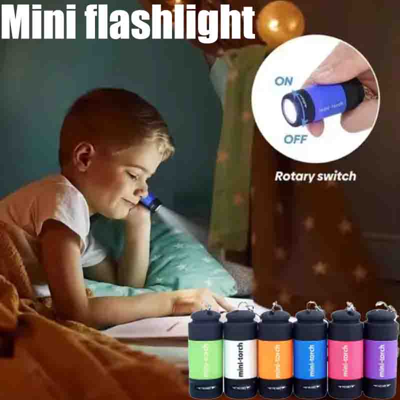 Outdoor Lighting Setup - USB wiederaufladbare Mini-Taschenlampe für Camping, starkes