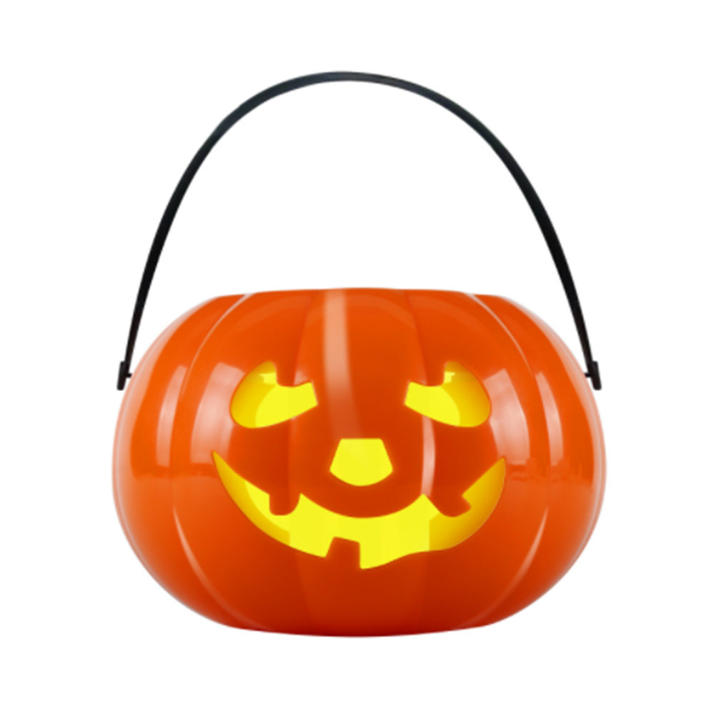 Outdoor Lighting Ground - Halloween-Kürbis-Solar-Gartenleuchte, hängend, mit Erdspieß, wasserdicht, Solar-Wegbeleuchtung,