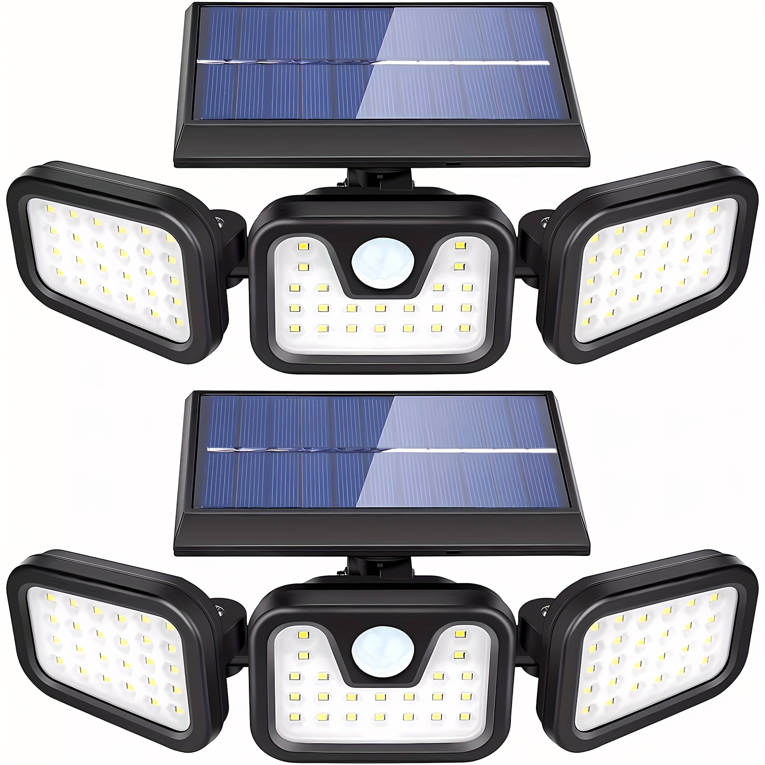 Outdoor Lighting Front Yard - 74 LED Solarbetriebene Bewegungssensor-Leuchte Wandmontage Außenbereich