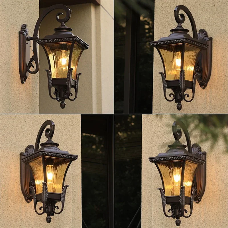 Outdoor Lighting Lux - Villa-Community Europäischer Stil Außenwandleuchte Wasserdicht Verstärkte