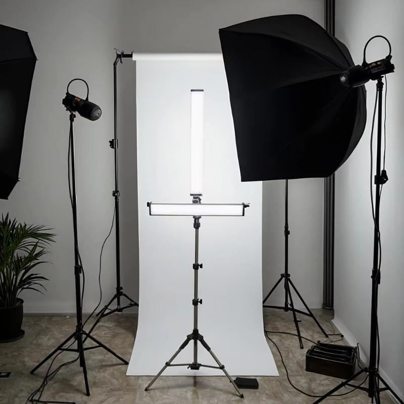 Outdoor Lighting Kit Photography - 80W LED Tragbarer Handstab NP-970 Li-Ionen-Akku