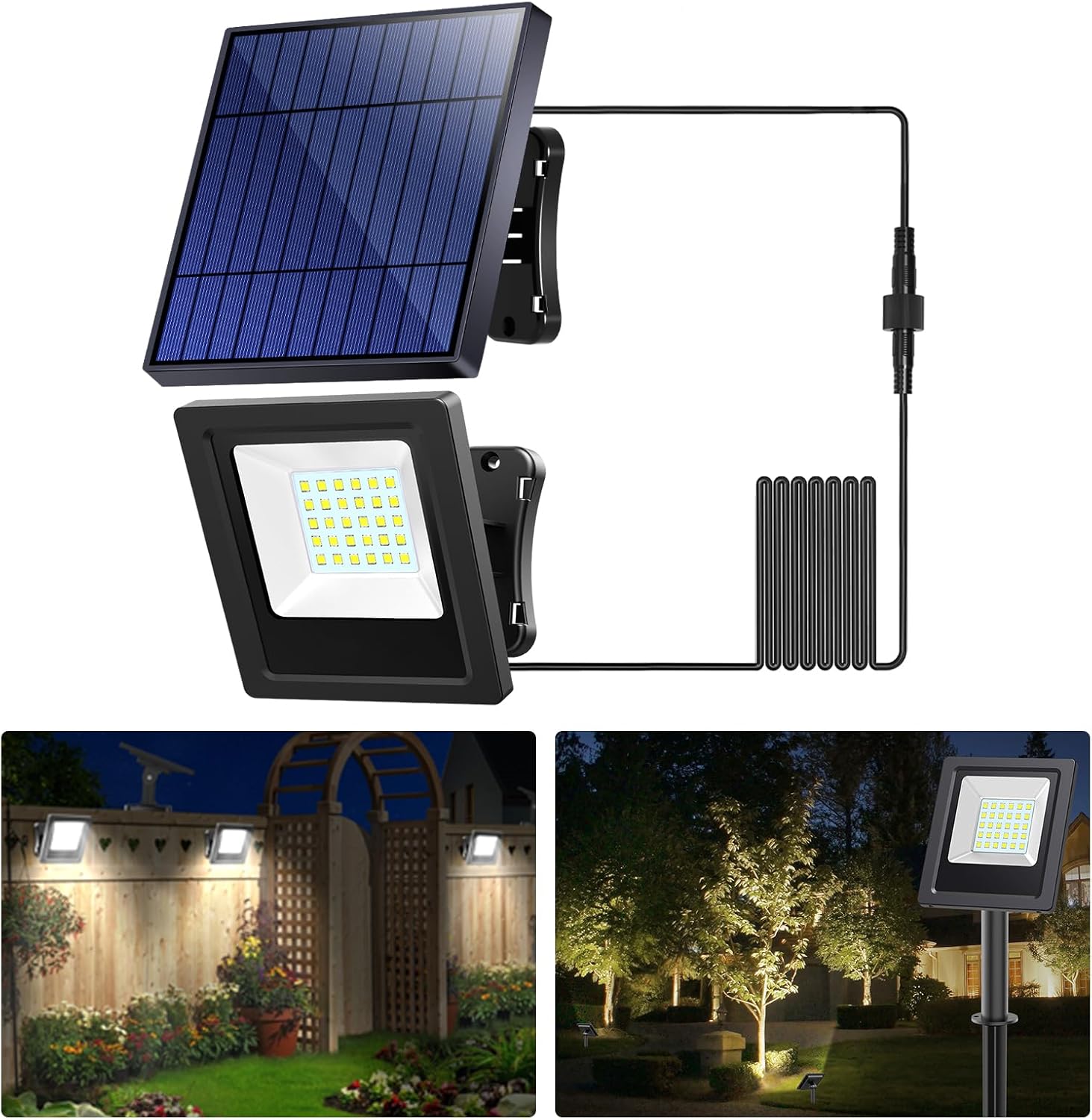 Dusk To Dawn Bulb - Intelamp Solarleuchte mit langer Akkulaufzeit, 4000