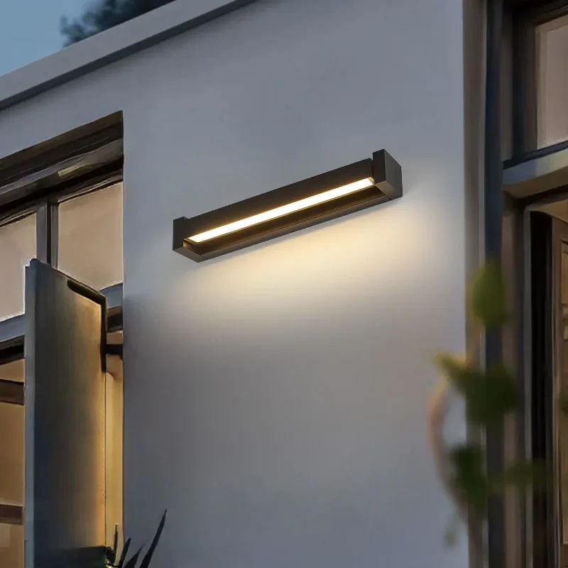 Outdoor Lighting Front Yard - Minimalistische Outdoor-Wandleuchte, Wasserdichte Dekorative Beleuchtung für