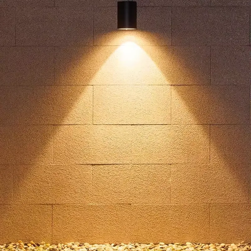 Wall Lighting Outdoor - Original Großhandel Grenzmauerleuchte Design Anpassbare Außenwand-LED-Auf-und-Ab-Leuchte