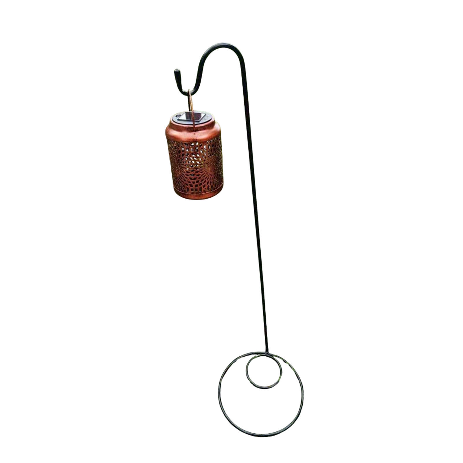 Outdoor Lighting Hooks - Rostbeständiger Eisen-Schäferhaken für Gartenlaternen, Außen- und
