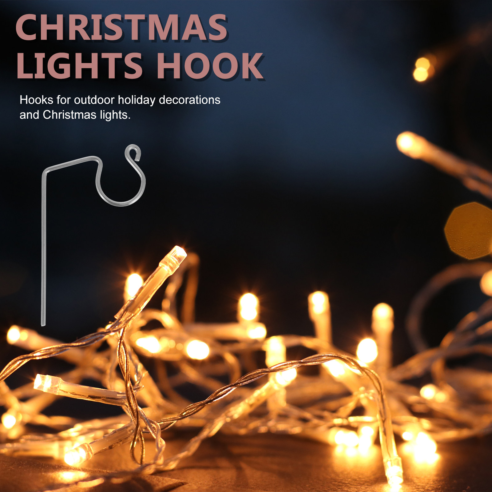 50 Stück Metall-Licht-Haken, W – Outdoor Lighting Hooks Bewertung und Preis