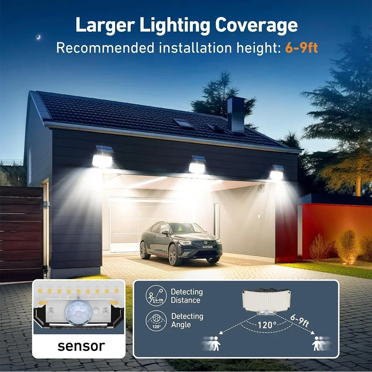 234 LED Solar-Außenleuchten mi – Motion Sensor Outdoor Bewertung und Preis