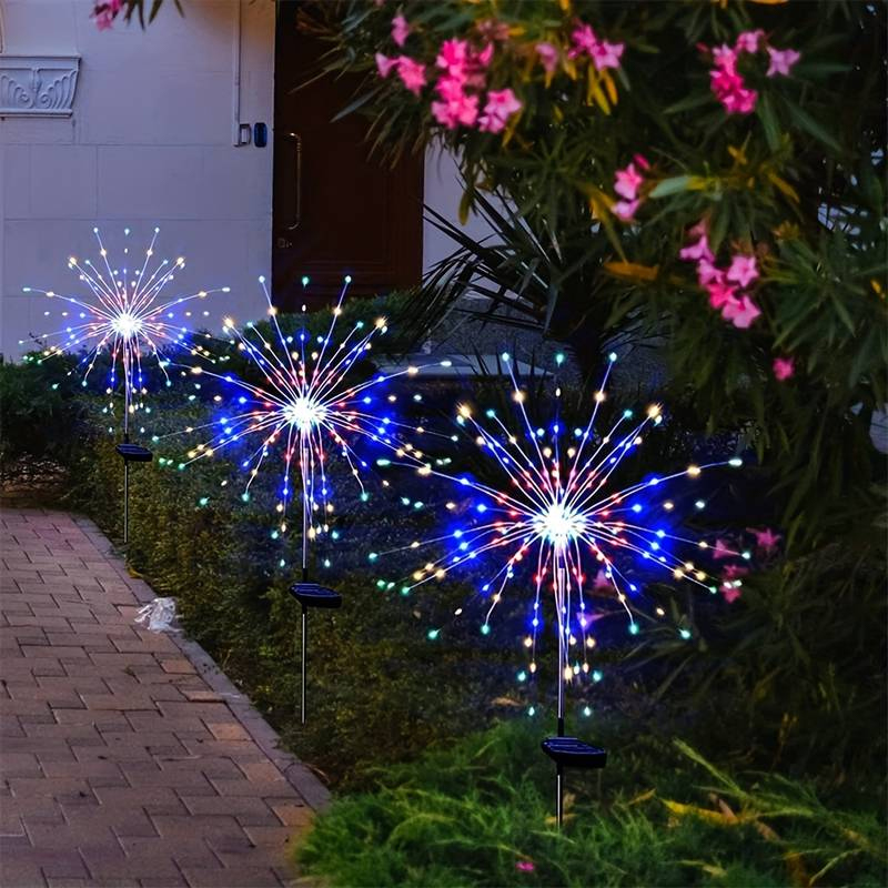 Solar Feuerwerk Lichter Im Fre – Outdoor Lighting Ground Bewertung und Preis