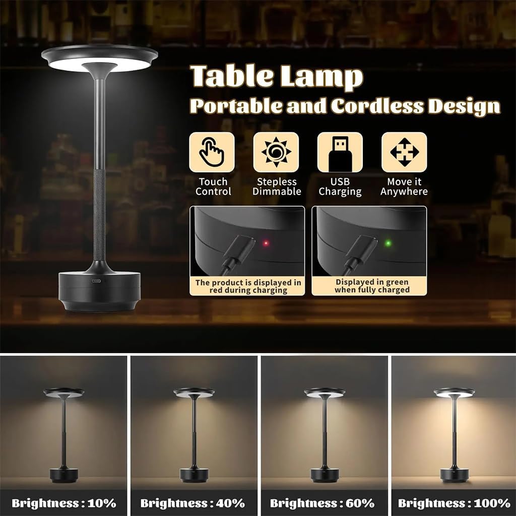 Schnurlose Tischlampe, wiedera – Outdoor Lighting Restaurant Bewertung und Preis