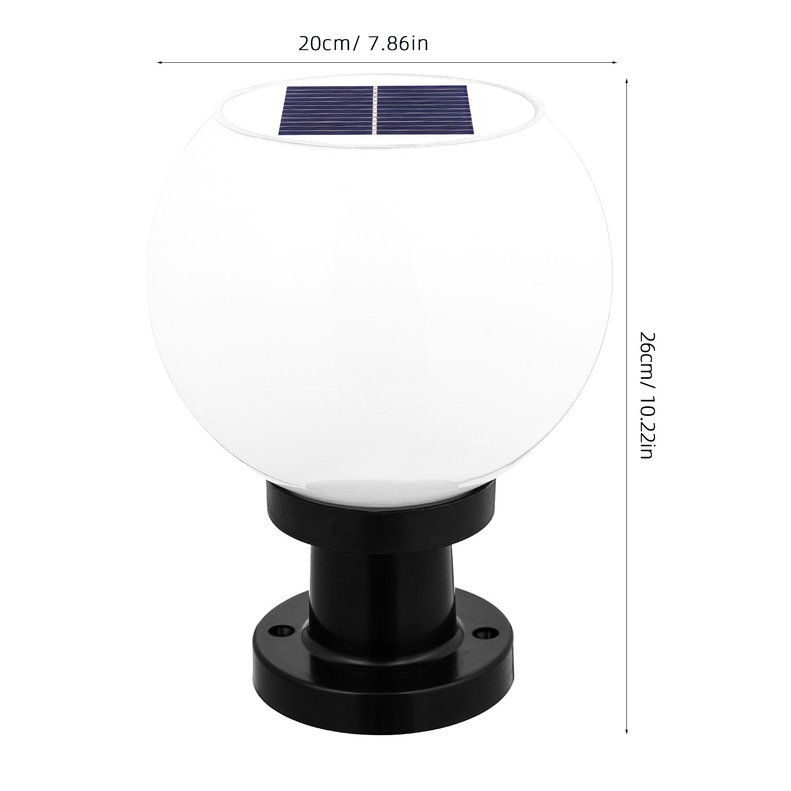 1 Solarbetriebene Runde LED-Wa – Wall Lighting Outdoor Bewertung und Preis