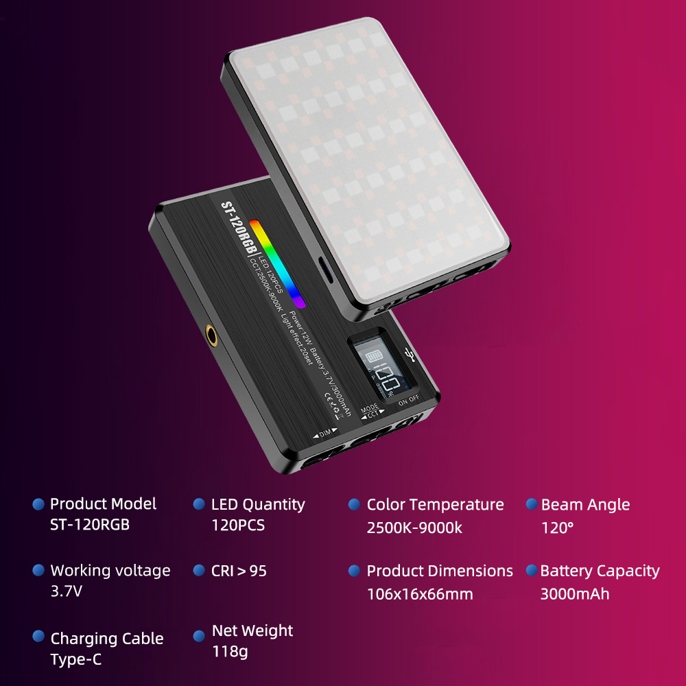 ST-120 RGB-Vollfarb-Fotografie – Outdoor Lighting Kit Photography Bewertung und Preis