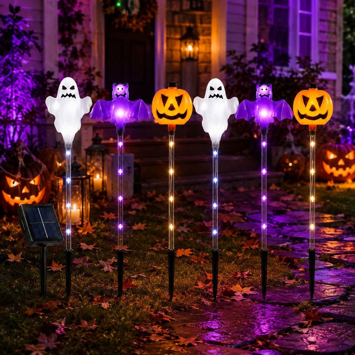 1 Set 6 Stück Halloween Solar- – Outdoor Lighting Front Yard Bewertung und Preis