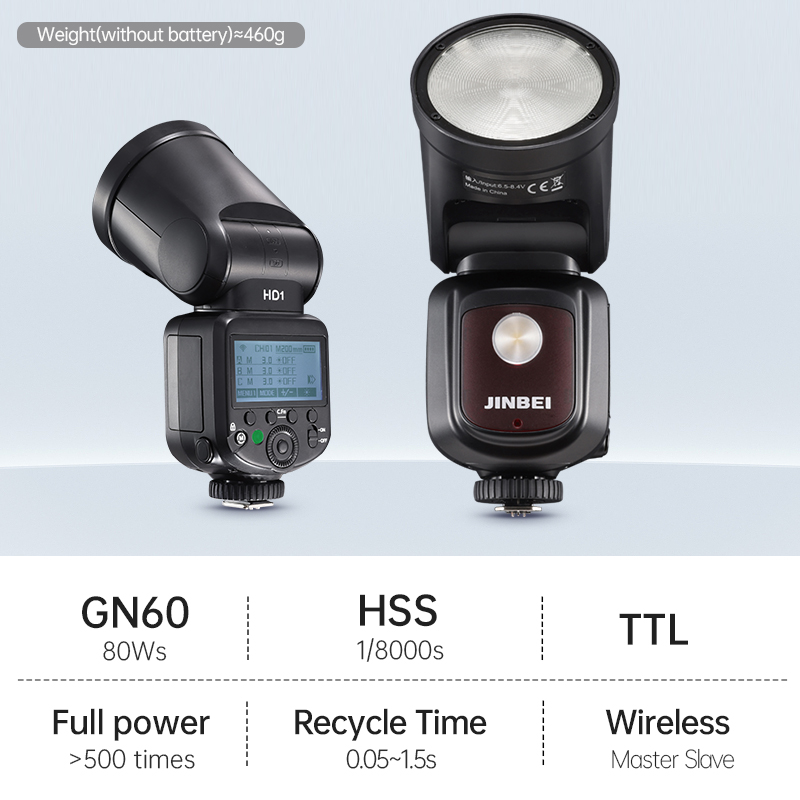 JINBEI HD-1 Kamera-Blitzlicht  – Outdoor Lighting Kit Photography Bewertung und Preis