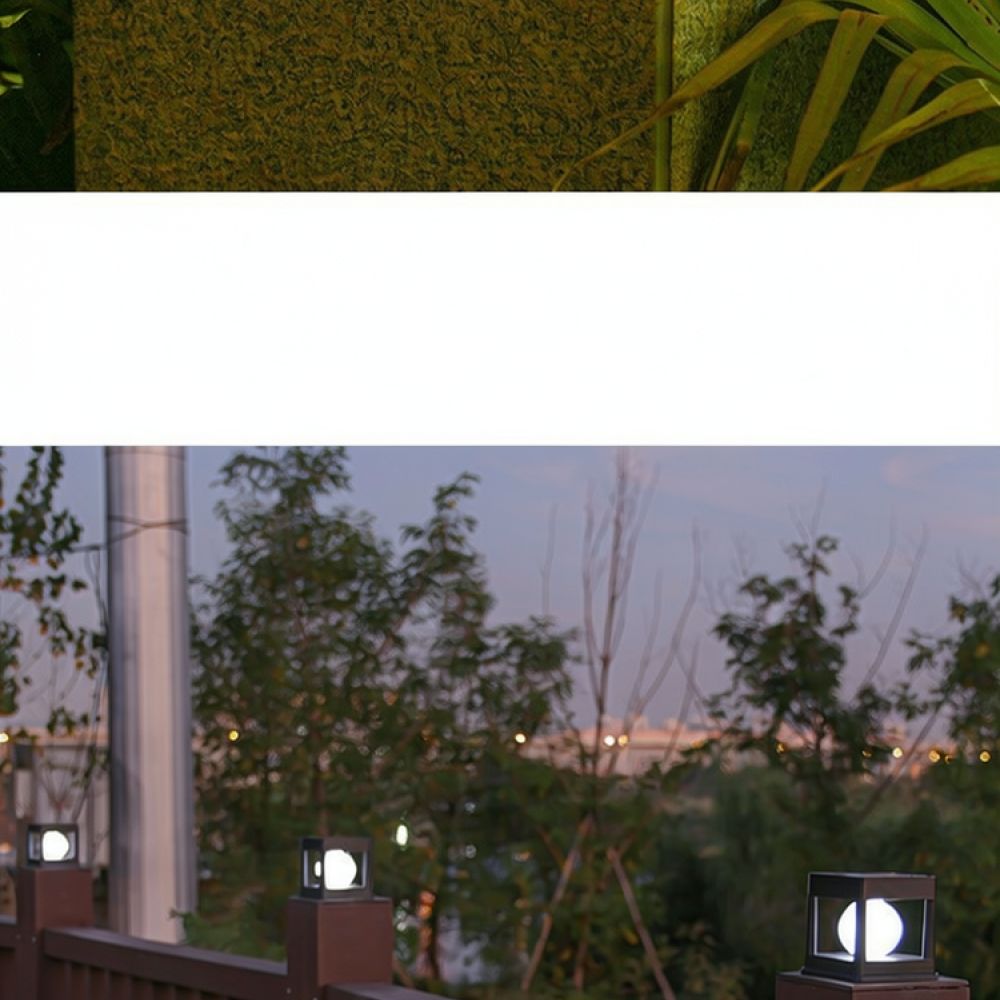Solar-LED-Säulenleuchte für de – Outdoor Yard Lighting Fixtures Bewertung und Preis