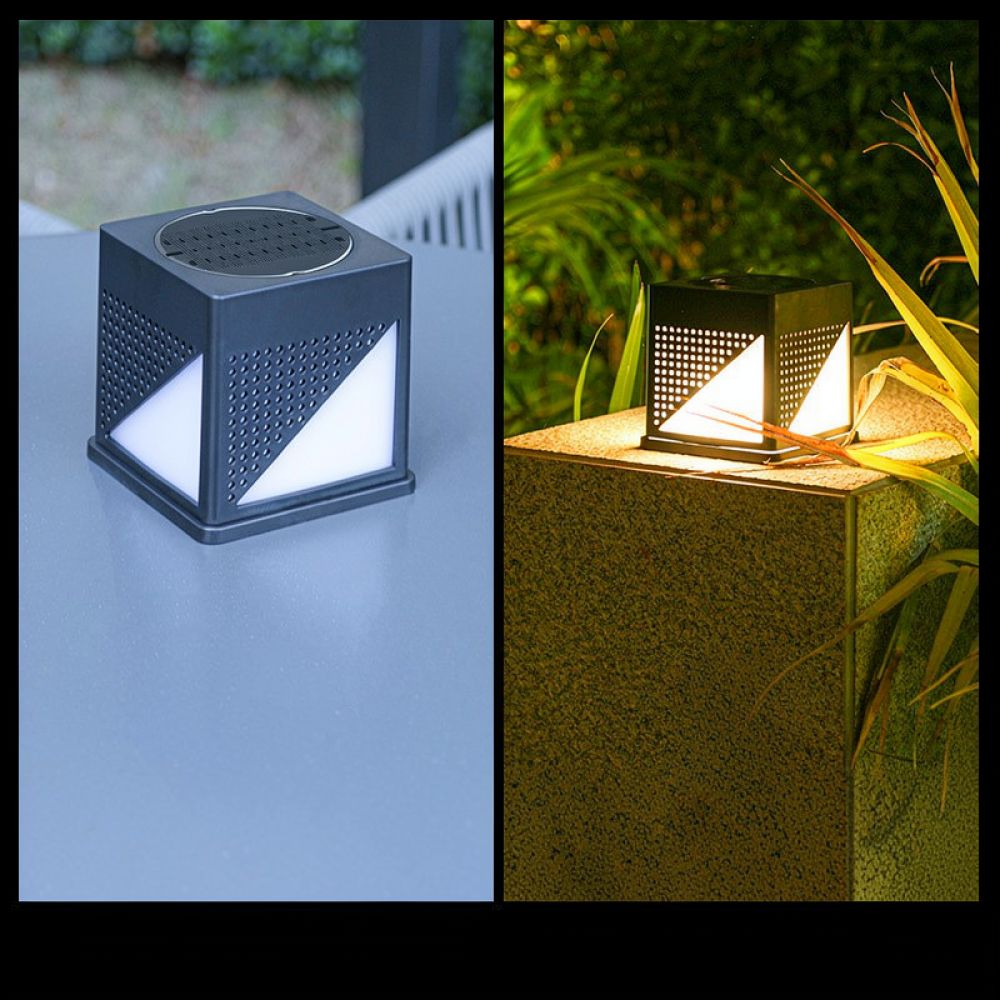 Solar-LED-Säulenleuchte für de – Outdoor Yard Lighting Fixtures Bewertung und Preis