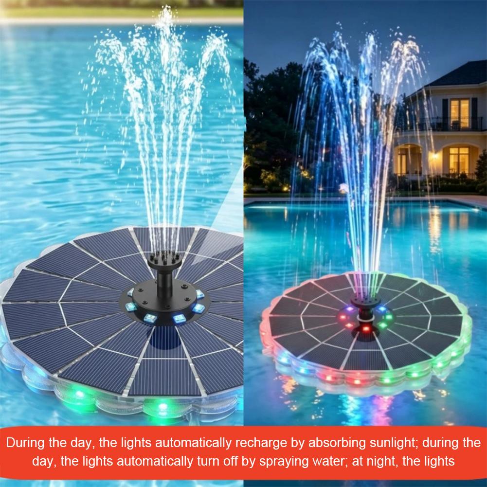 3,5W Solar-Springbrunnenpumpen – Outdoor Lighting Ground Bewertung und Preis