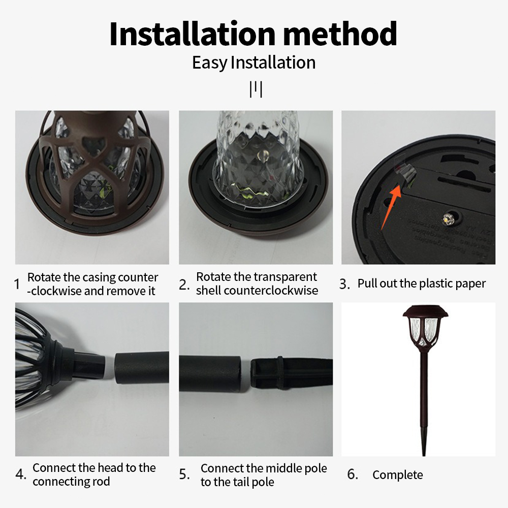 LED-Solar-Hoflampe, wasserdich – Outdoor Lighting Ground Bewertung und Preis