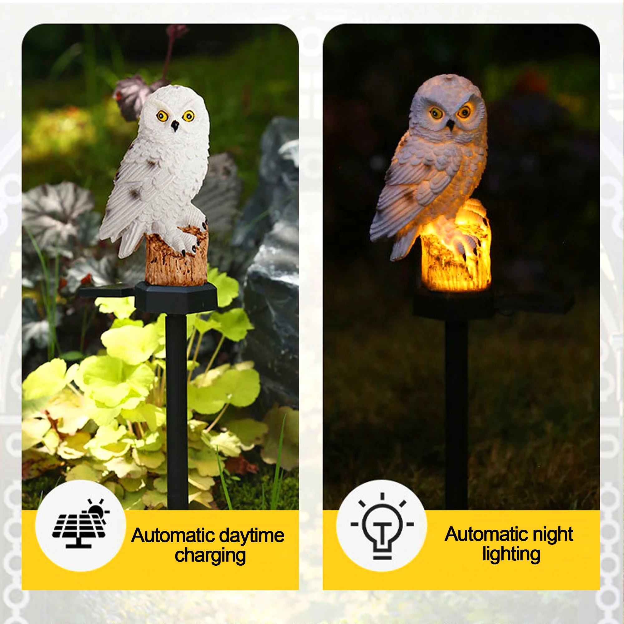 2er-Pack Outdoor-LED-Eulen-Ras – Outdoor Lighting Ground Bewertung und Preis