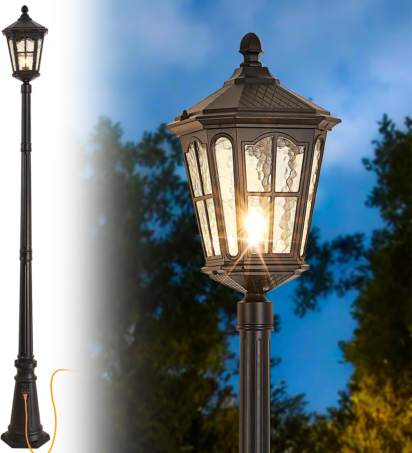 Wasserdichte Außen-Pfahlleucht – Outdoor Yard Lighting Fixtures Bewertung und Preis