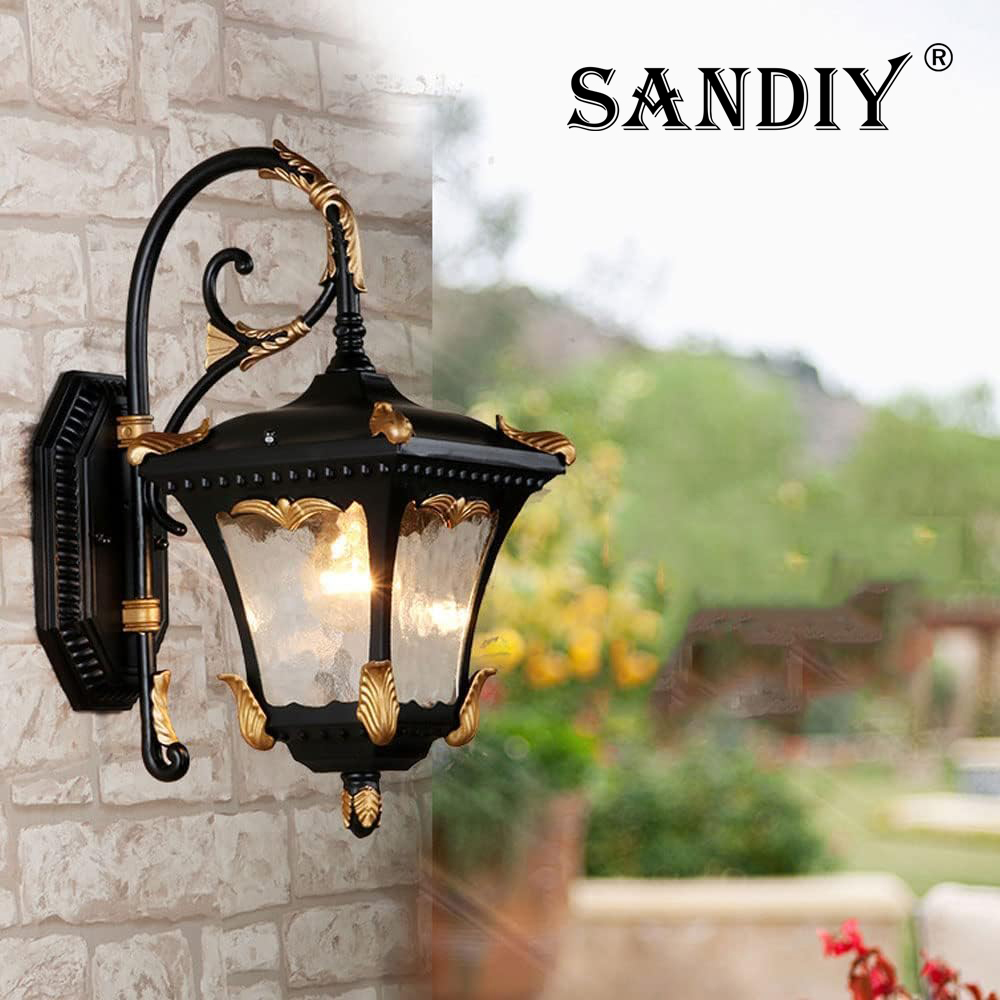 SANDIY Außenwandleuchte im Ret – Outdoor Yard Lighting Fixtures Bewertung und Preis
