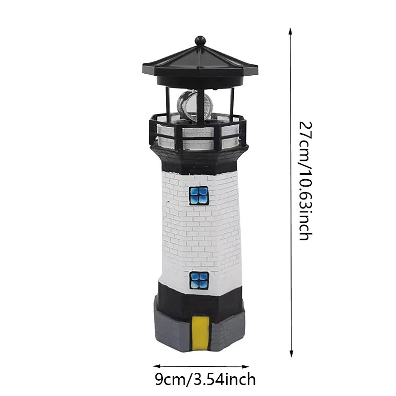 Leuchtturm-förmige Solar-LED-L – Outdoor Lighting Beacon Bewertung und Preis