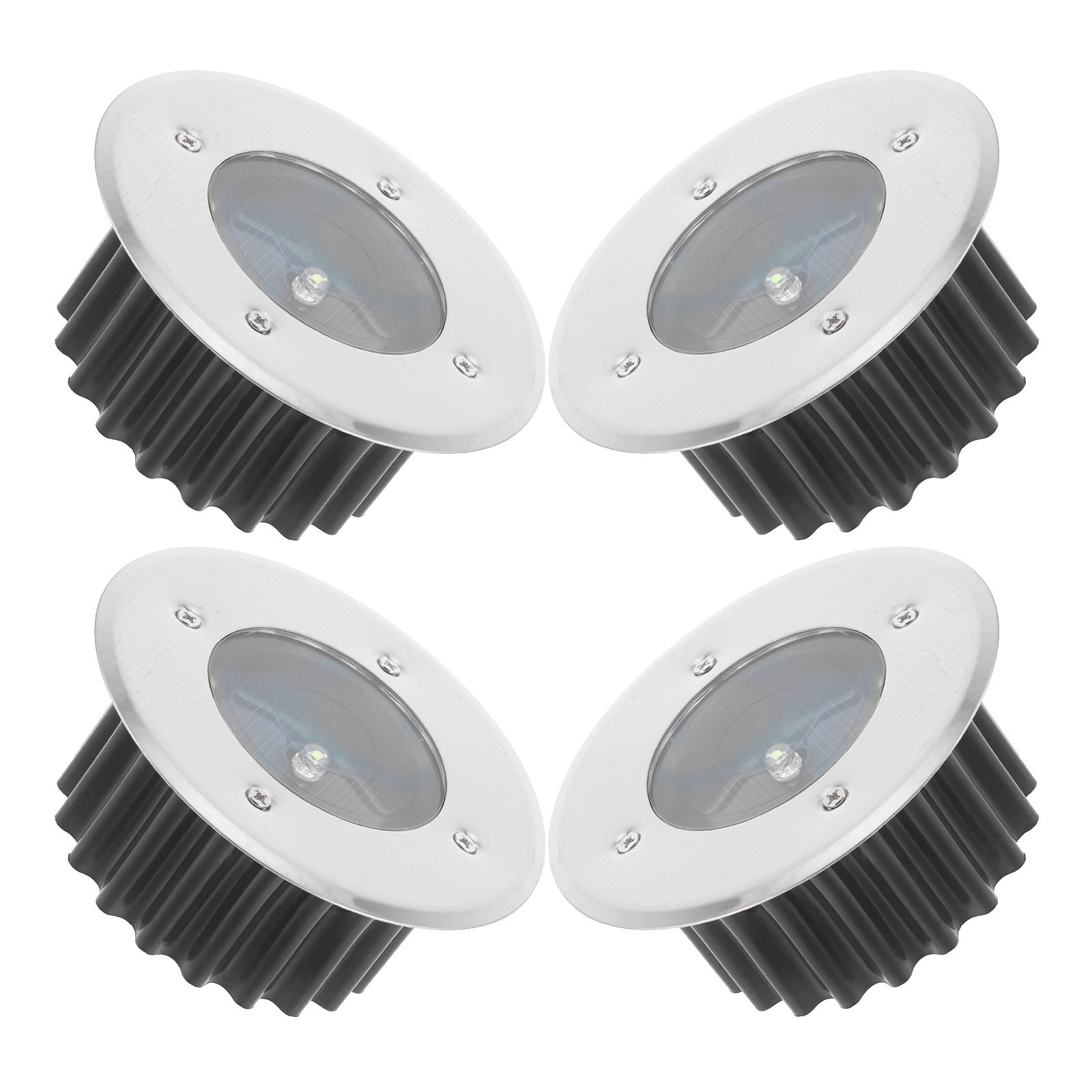 4 Stück Solar-Gartenleuchten f – Outdoor Lighting Front Yard Bewertung und Preis