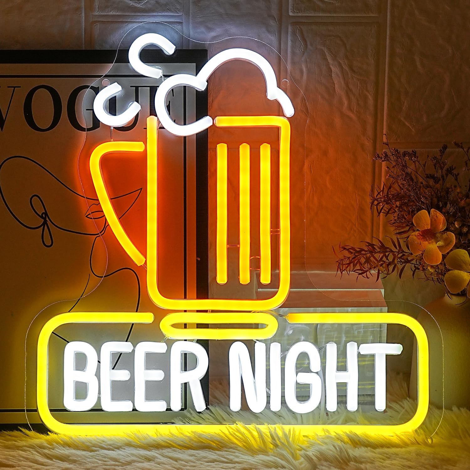 Bier-Nacht Neonschild USB-betr – Outdoor Lighting Restaurant Bewertung und Preis