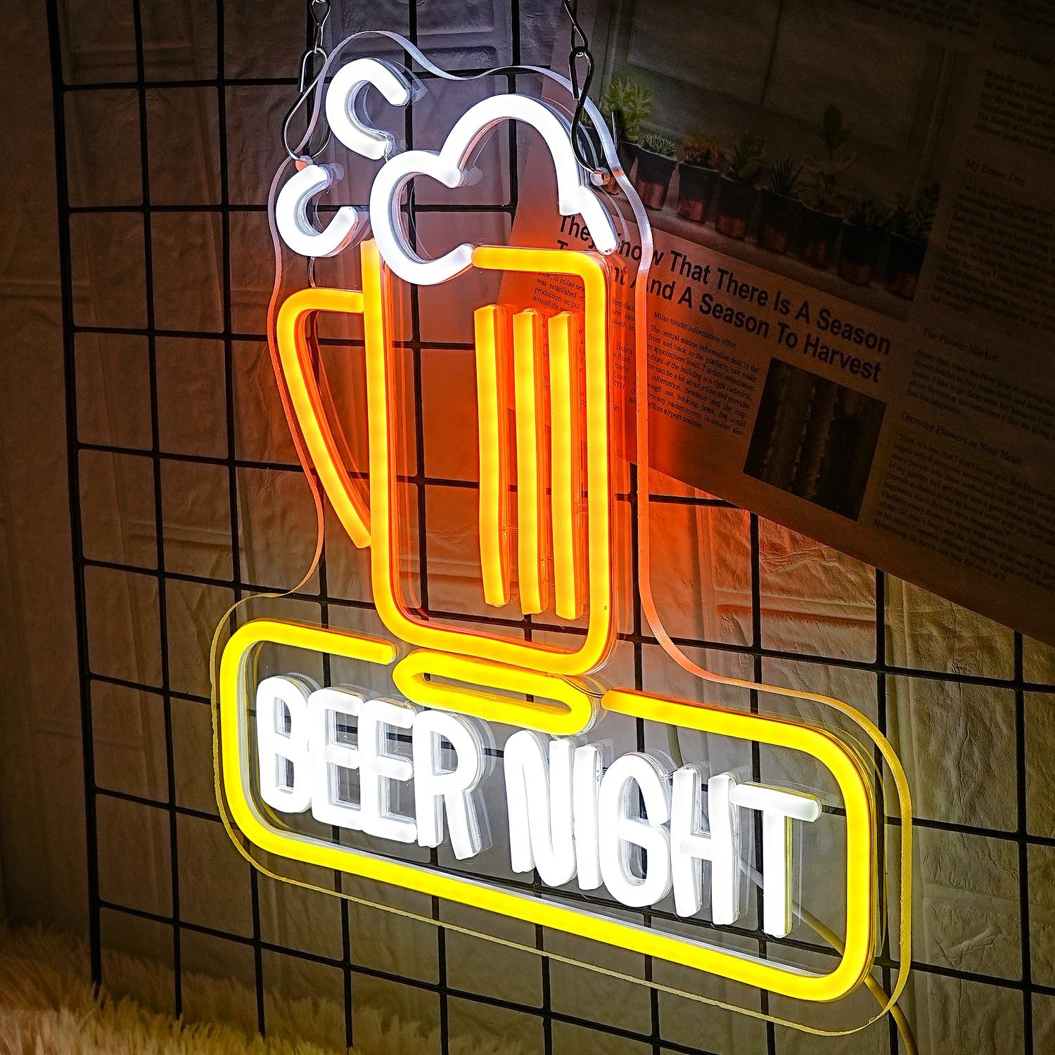 Bier-Nacht Neonschild USB-betr – Outdoor Lighting Restaurant Bewertung und Preis
