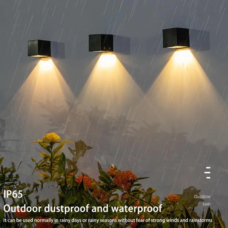 LED-Solar-Wandleuchte für den  – Outdoor Yard Lighting Fixtures Bewertung und Preis