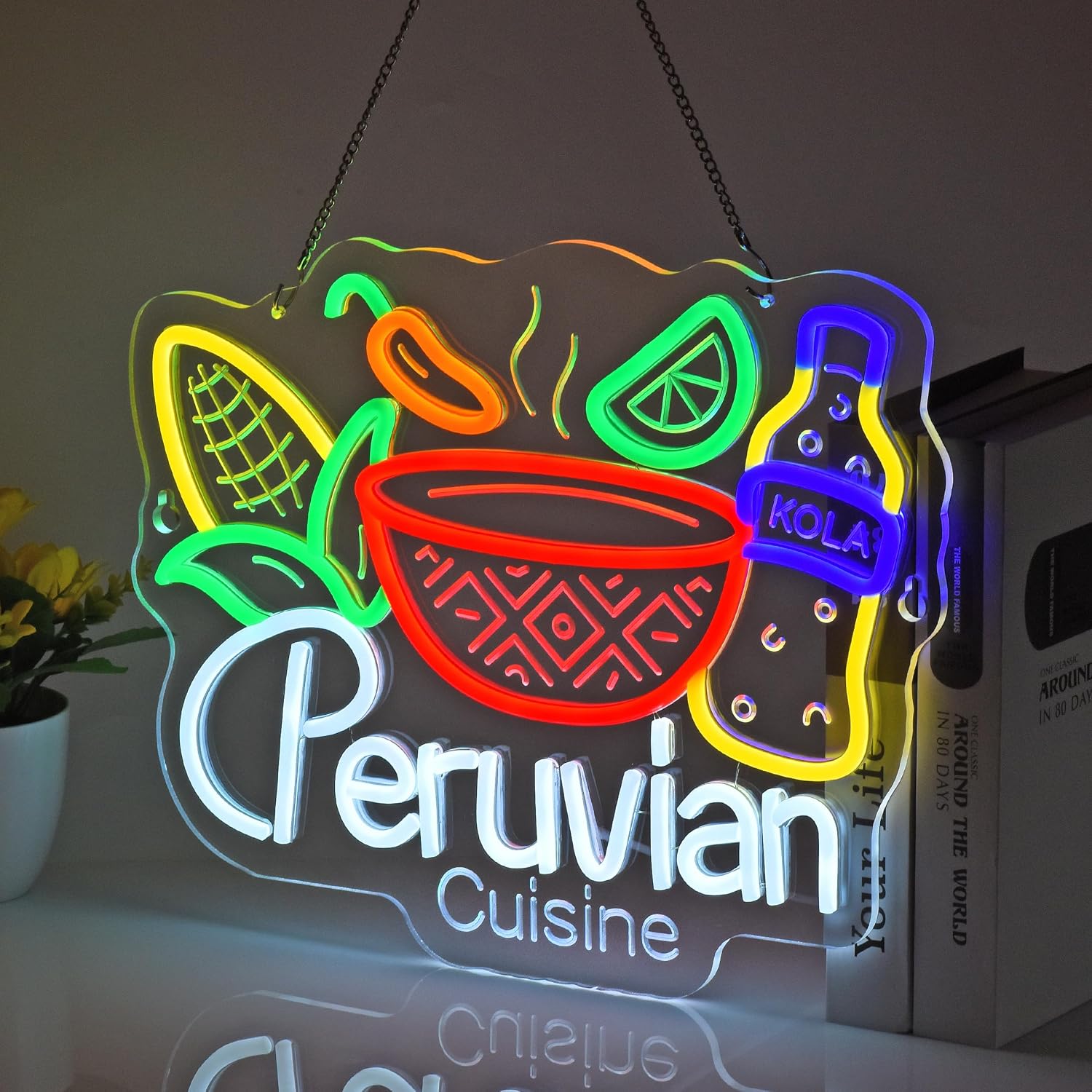 Peruanische Küche LED-Neonschi – Outdoor Lighting Restaurant Bewertung und Preis