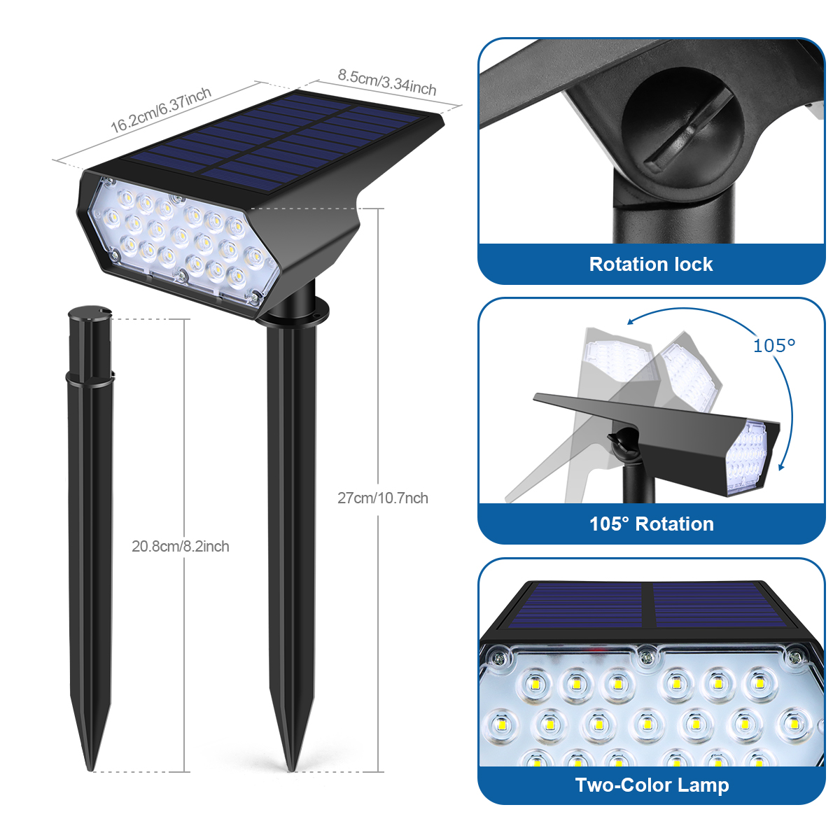 Solar wiederaufladbare LED Ras – Dusk To Dawn Bulb Bewertung und Preis
