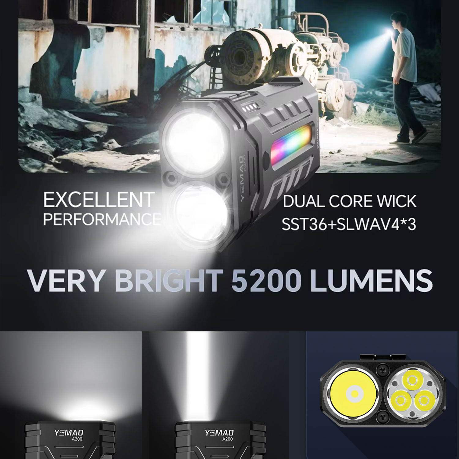 5200LM innovative multifunktio – Outdoor Lighting Setup Bewertung und Preis